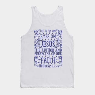 Hebrews 12:2 Tank Top